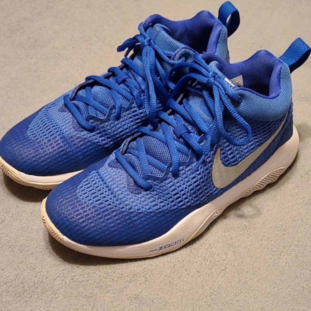 Nike Zoom Rev TB Game Royal Blue/Silver Basketball Shoes